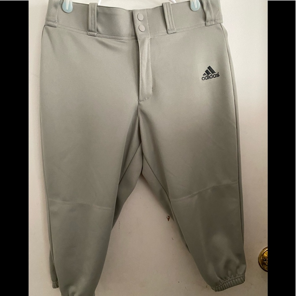 Men’s Adidas Baseball Pants Gray